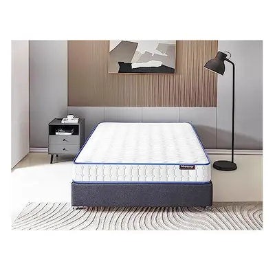 (4FT Small Double) Cool Blue Comfort Pocket Spring Mattress