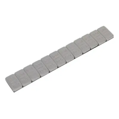 100 PACK 5g Adhesive Wheel Weights - Strip of - Plastic Coated Steel