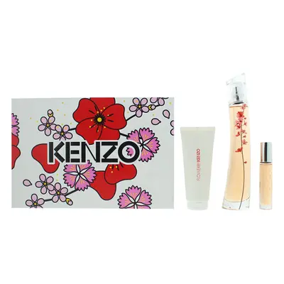 Kenzo Flower Ikebana Sakura Eau de Parfum Piece Gift Set: Eau de Parfum 75ml - Eau de Parfum 10m