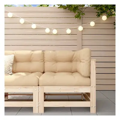 vidaXL Garden Corner Sofa Solid Wood Pine