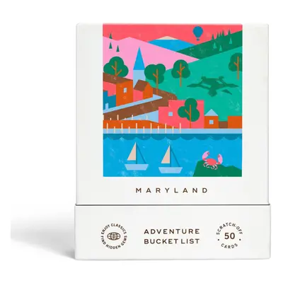 Maryland Adventure Bucket List: Scratch-Off Cards for Outdoor Activities Tourist Attractions and