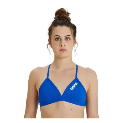 Arena Womens Team Solid Swim Top Tie Back Athletic Bikini Top Only Competitive Swimming Training