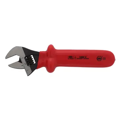 Insulated Adjustable Wrench, in., Red