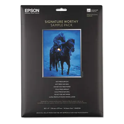 Epson EPSS045234 - Signature Worthy Paper Sample Pack