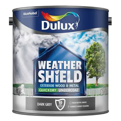 Dulux - Weathershield Quick Dry Undercoat 2.5L - Dark Grey