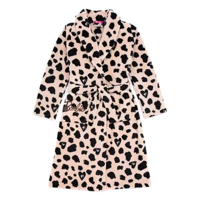 Barbie Womens/Ladies Leopard Print Dressing Gown