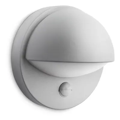 Philips myGarden June Outdoor Wall Light with Motion Sensor W Bulb Not Included Grey