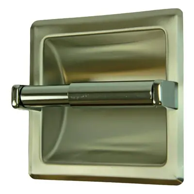 Frost Products B709983 Standard Recessed Toilet Tissue Holder - Stainless Steel - 1134S