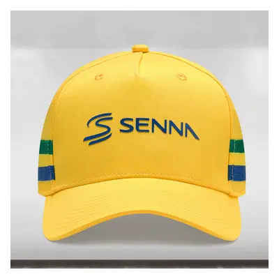 2024 Ayrton Senna Stripe Yellow Cap