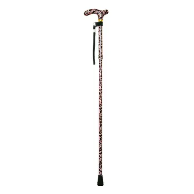 Deluxe Ambidextrous Foldable Walking Cane - Height Settings - Femme Design