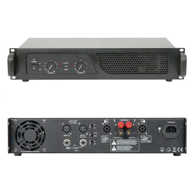 PRO 600W Stereo Power Amplifier Ohm Studio Amp for Large Loud Speaker Systems