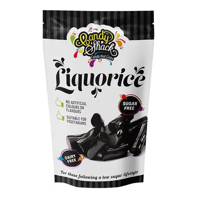 Candy Shack Sugar Free Liquorice 120g (Pack of 12)