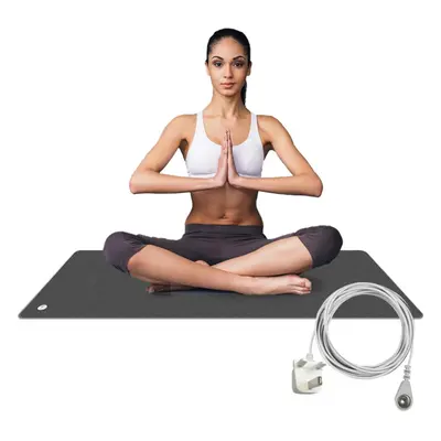 Earthing Yoga Pad Kit for Sleeping Better, Grounding Bed Mat for Earthing