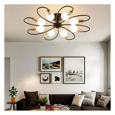 (8 Lamp head) Nordic Bedroom Ceiling Lamp American Country Style Chandelier Lighting Children&ap