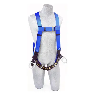 3M Protecta First AB17560 Fall Protection 5-Point Adjustment Full Body Harness, Back And Side D-