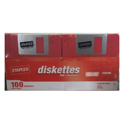 STAPLES Pack Brand Floppy Disks (Diskettes)