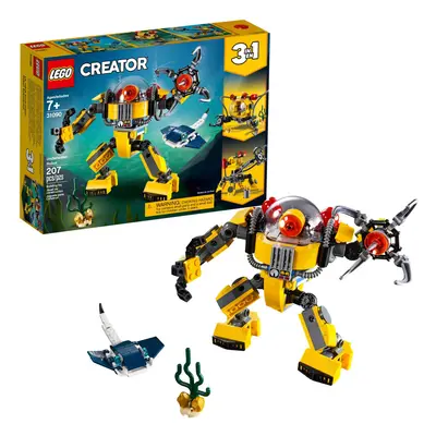 LEGO Creator 3in1 Underwater Robot Building Kit (207 Pieces)