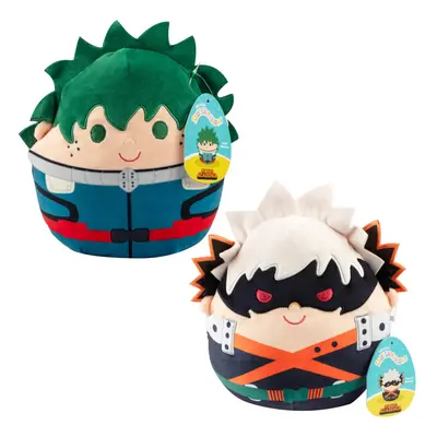 Squishmallows Original 8-Inch Izuku Midoriya & Katsuki Bakugo Set - My Hero Academia - Official 