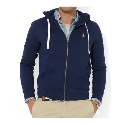 POLO RALPH LAUREN Men's Classic Fleece Full Zip Hoodie Navy Blue