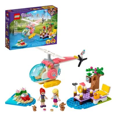 LEGO Friends Vet Clinic Rescue Helicopter Building Kit; Makes Gr