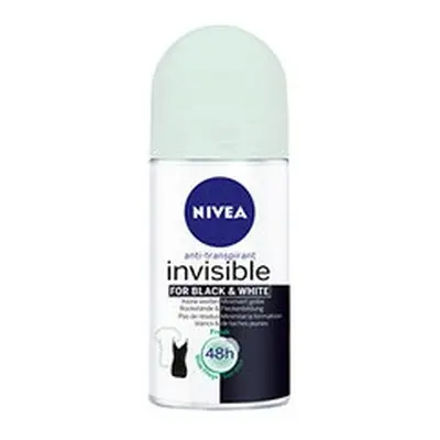 Nivea - Invisible Fresh Black & White 48H Anti-Perspirant - Roll-on Anti-Perspirant 50ml