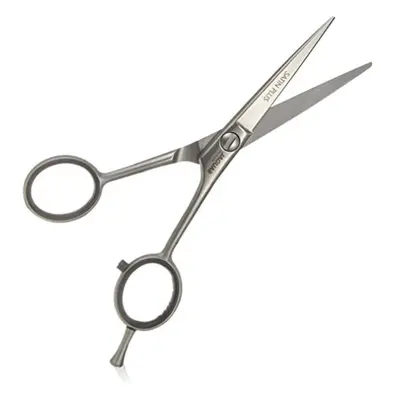 Jaguar Shears White Line Satin Plus 5.0 Inch Professional Steel Hair Cutting & Trimming Scissors