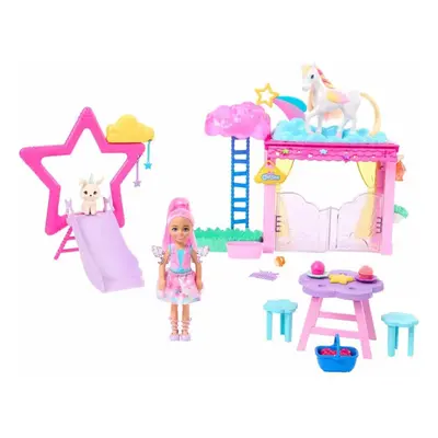 Barbie A Touch of Magic Chelsea Small Doll & Pegasus Playset Winged H