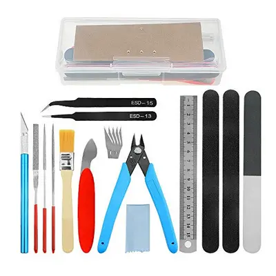 15 PCS Gundam Model Tools Kit Model Basic Tools Set Hobby Building Tools for Cars Airplanes Mode