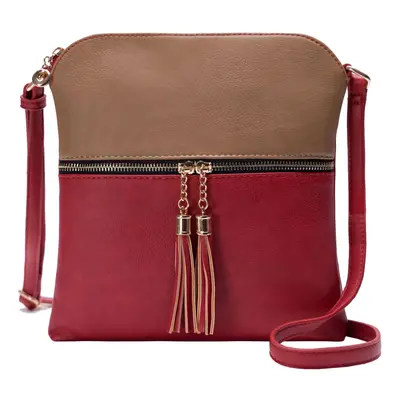 Solene Womens Lightweight Medium Crossbody Purse with Tassel Perfect