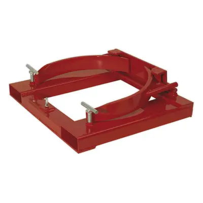 295L Forklift Drum Clamp - 350kg Weight Limit - Heavy Duty Steel Construction