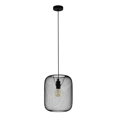 Hanging Ceiling Pendant Light Black Mesh x 60W E27 Hallway Feature Lamp