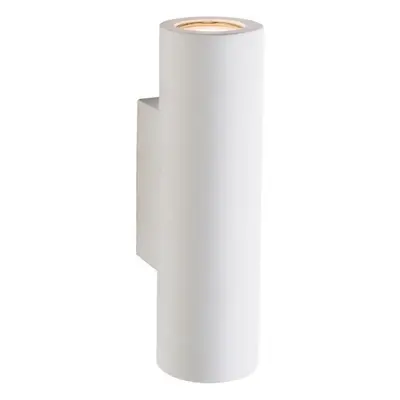 Up & Down LED Wall Light Primed White (Ready for Paint) Modern Lamp Fitting Kit