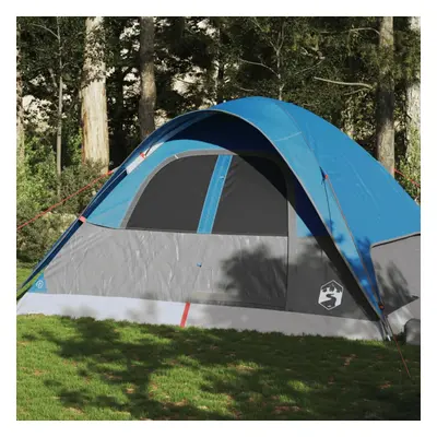 vidaXL Family Tent Dome 6-Person Blue Waterproof