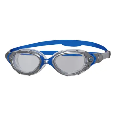 Flex Swimming Goggles, Degree Peripheral Vision - Blue/White