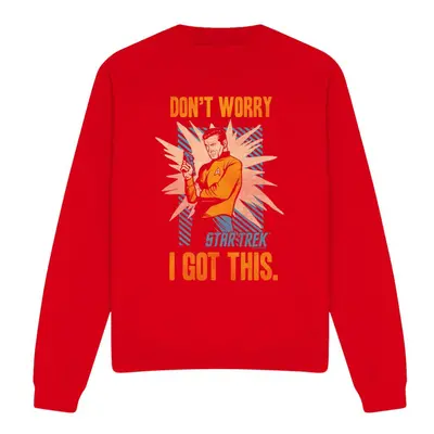 (S, Red) Star Trek Unisex Adult Got This Sweatshirt