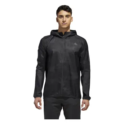 adidas Running Response Graphic Hooded Wind Jacket Carbon X-Large