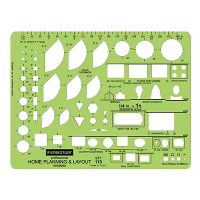 Staedtler Mars Template Home Planning & Layout