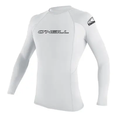 O'Neill Youth Basic Skins UPF 50+ Short Sleeve Rash Guard, White