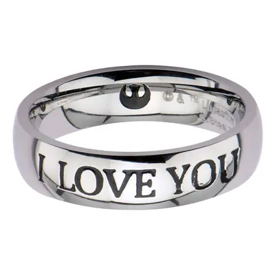 Star Wars I Love You Stainless Steel Unisex Ring | Size