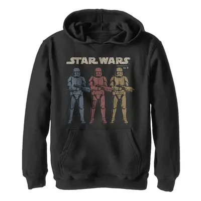 Star Wars Boy's On Guard Hoodie Black Large