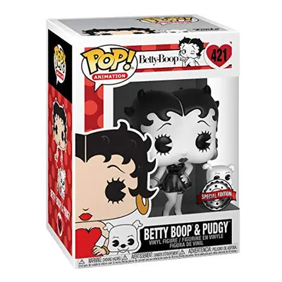 Funko POP! Animation Betty Boop & Pudgy Figure - Entertainment Earth Exclusive