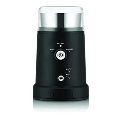 Bodum 12041-01US Bistro Electric Coffee Grinder, Plastic Stainless Steel, Black