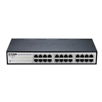 D-Link DGS-1100-24V2 Managed L2 Gigabit Ethernet (10/100/1000) 1U Black, Grey