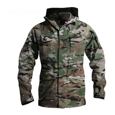 (CP, L) M65 Tactical Waterproof Windbreaker Hiking Camping Jackets Outdoor Hoodie Sports Coat Me