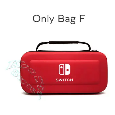 (Only Bag) Nintend Switch Accessories Carry Case Screen Protector Film Hard PC Case Thumb Caps N