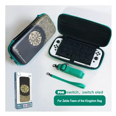 (black) For Nintendo Switch Case Storage Bag for The Legend of Zelda Tears of the Kingdom Theme 