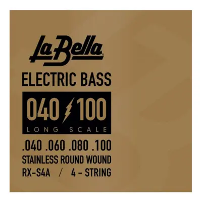 La Bella RX-S4A Long Scale Nickel Round Wound Bass String