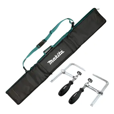 Makita E-05664 Guide Rail Bag Strap System for 1.4 1.5m Rail + 2x194385-5 Clamps