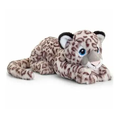 Keeleco Large Giant Wild Snow Leopard 65cm Stuffed Soft Toy Plush