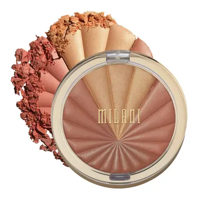 Milani Color Harmony Blush Palette - Bronze Burst (0.3 Ounce) Vegan Cruelty-Free Powder Blush Co